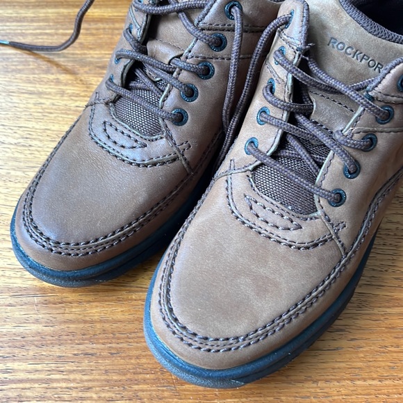 Rockport Prowalker Brown Leather Comfortable Walking Oxford Shoes - Picture 12 of 12